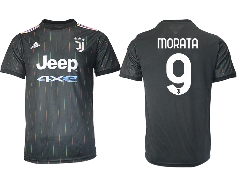 Men 2021-2022 Club Juventus away aaa version black #9 Soccer Jersey->chelsea jersey->Soccer Club Jersey